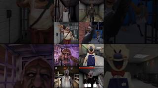 Prison  JUMPSCARE BATTLE grannychapter Vs Mr Meat Vs Slendrina The Cellar2 [upl. by Housen]