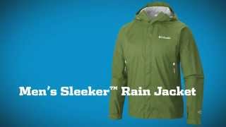 Men’s Sleeker™ Rain Jacket  Columbia Sportswear [upl. by Amada]