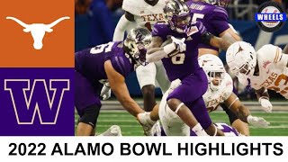 20 Texas vs 12 Washington Highlights  2022 Alamo Bowl  2022 College Football Highlights [upl. by Ryter]