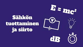 Sähkön tuottaminen ja siirto [upl. by Cohdwell]