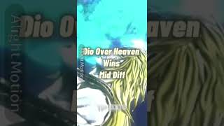 Dio Over Heaven Vs Johnny Joestar amp Jotaro Kujo [upl. by Nyraa]