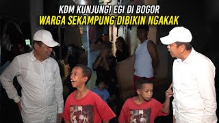 WARGA SEKAMPUNG DIBIKIN NGAKAK SAAT KDM KUNJUNGI EGI DI BOGOR [upl. by Mahgem]