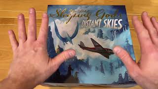 Distant Skies Unboxing All in pledge [upl. by Heeley812]