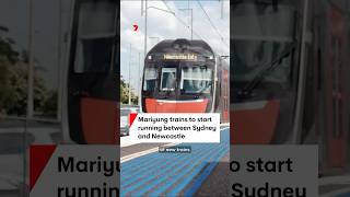 Mariyung trains to start running between Sydney and Newcastle [upl. by Abixah]