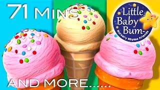 Ice Cream Song  More  Nursery Rhymes for Babies by LittleBabyBum [upl. by Cirek]