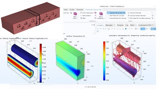 COMSOL Simulation of MEMS Heat Exchangers [upl. by Farrel177]