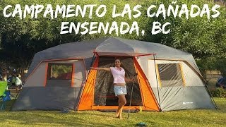 CAMPING IN MEXICO Campamento Las Cañadas Ensenada Baja California [upl. by Enyt833]