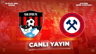 VANSPOR FK  ZONGULDAK KÖMÜRSPOR  18092022  CANLI [upl. by Aztiray158]