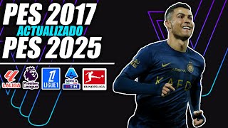 ¡PES 2017 ACTUALIZADO AL 20242025 [upl. by Stryker]