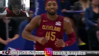 Leach reacts To Cleveland Cavaliers VS Detroit Pistons 2024 NBA Preseason [upl. by Girard437]