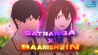 Satranga x Baarishein Mashup  Abstract Cartoons  Arijit Singh  Anuv Jain [upl. by Lark]