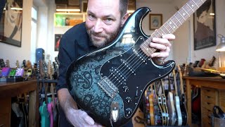 Fender FSR HSS Black Paisley Stratocaster MIM 2012 [upl. by Altheta964]