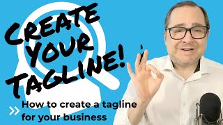 How To Create A Tagline For Your Business ✍🏽🤔💡🌎👏 CompanyBranding FreelanceBusiness Entrepreneur [upl. by Shepp]