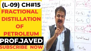 Fractional Distillation of Petroleum  L09  2nd year Chemistry  Urdu Hindi By ProfJaved khan [upl. by Cassie]