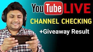 Sunday Channel Checking Live Stream amp Giveaway Result  25 July 2021 [upl. by Atinot]