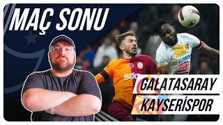 Galatasaray  Kayserispor  Maç Sonu Değerlendirmesi  Günün Transfer Haberleri [upl. by Nai]