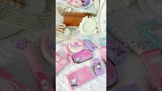 Focallure x Sanrio makeup collection ✨ FocallurexSanrio MakeupUnboxing aesthetic makeup [upl. by Douville105]