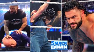 Brock Lesnar Saves Paul Heyman From Roman Reigns  WWE SmackDown 17 December 2021 Highlights [upl. by Igal]