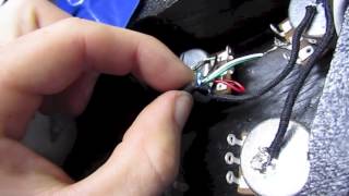 Replacing Gibson PCB wiring with a variable split a kill pot 50s wiring and shielding Part 1 [upl. by Miquela399]