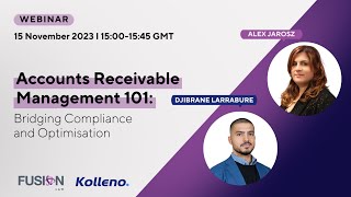 Accounts Receivable Management 101  Kolleno Webinar with Fusion Law [upl. by Liba]