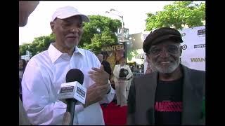 Melvin Van Peebles On The Red Carpet At 2008 LA Film Festival Talking With Comedian Marty Keegan [upl. by Doykos]