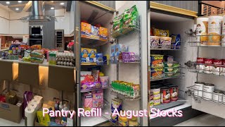 PANTRY REFILL  AUGUST STOCKS  Modern Nanay [upl. by Orel832]