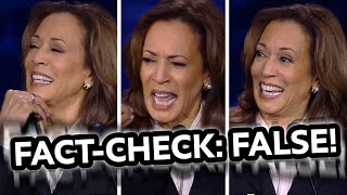 CNN quotFACT CHECKERquot Says Kamala Harris Only Lied ONCE [upl. by Ayram]