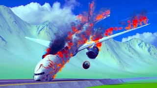 Pick A Seat To Survive Crazy Plane Crashes 13  Besiege Emergency Landings [upl. by Anigal]