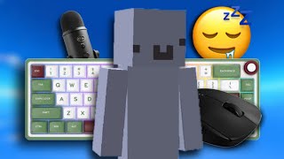 Keyboard  Mouse ASMR  Bedwars  Relaxing [upl. by Ecilahs]