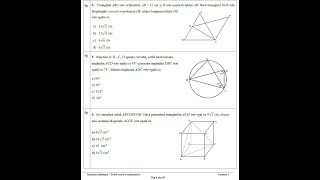 Simulare EN matematică ISJ Constanţa  aprilie 2024  Sub I şi II [upl. by Pinckney]