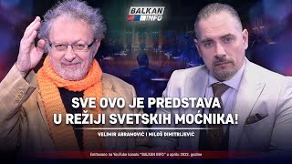 AKTUELNO Velimir Abramović i Miloš Dimitrijević  Ovo je predstava u režiji moćnika 2142022 [upl. by Robinet]