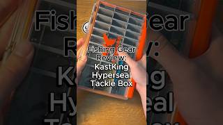 KastKing Hyperseal Tackle Box Review fishing tacklebox [upl. by Yremrej]