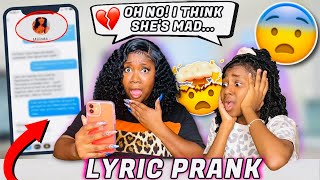 LYRIC PRANK ON MALINDA [upl. by Nuahsed]