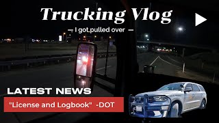 Rookie Truckers FIRST Roadside Inspection by Kansas State Trooper [upl. by Bullion97]