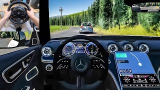 Mercedes Benz C400 AMG Line  Assetto Corsa Steering Wheel Gameplay [upl. by Chaille125]