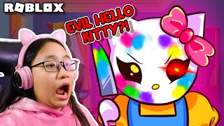 Hello Kitty is EVIL  Roblox  Escape Evil Hello Kitty Obby [upl. by Marriott]