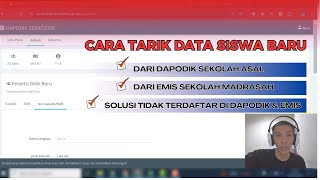 Cara Tarik Data Siswa Baru Tahun Pelajaran 20242025 di Aplikasi Dapodik Versi 2025 [upl. by Zsa Zsa276]