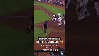 Alex Bregman wins it for the Astros mlbb baseball highlights shorts sports astros walkoff [upl. by Niliac]