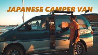 Artist builds out Mitsubishi L400 Delica Camper Van [upl. by Ahsirt]