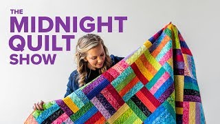 A Scrappy StashBuster Quilt Pattern  S7E7 Midnight Quilt Show with Angela Walters [upl. by Vida722]