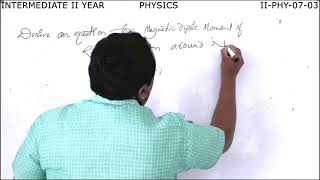 Magnetic dipole moment of a revolving electron [upl. by Nirol683]