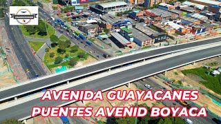 VOLANDO EN DRONE 4K  AVENIDA GUAYACANES PUENTES AVENIDA BOYACA [upl. by Guild880]