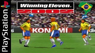 Winning Eleven 2002  Traduzido em Português  O MELHOR FUTEBOL DE PS1 [upl. by Jeb]