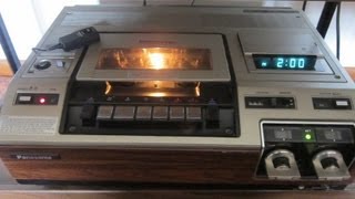 1978 Panasonic PV1100 VHS VCR [upl. by Atirak397]