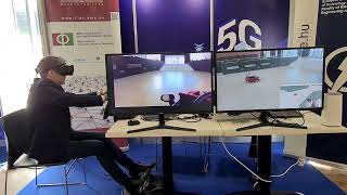 Immersive Remote Driving Test BME Q Building  Groupama Arena Budapest [upl. by Ely]