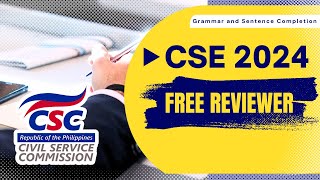 Career Service Exam 2024  Grammar and Sentence Completion 1 [upl. by Akkin642]