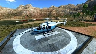 BeamNGdrive  Bell 407 with an Xbox 360 controller HD [upl. by Eirlav401]