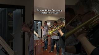 Backstage horns in Alpine Symphony [upl. by Nolrac849]