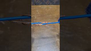 Great Idea of Splicing Electrical Wire howto electrician tipsandtricks shorts [upl. by Adran878]