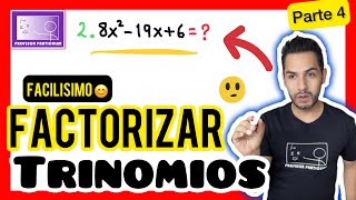 ​✅​​FACTORIZAR Trinomios de Segundo grado 𝙈𝙚𝙟𝙤𝙧 𝙈é𝙩𝙤𝙙𝙤😎​🫵​💯​ Álgebra Factorización [upl. by Alesram]